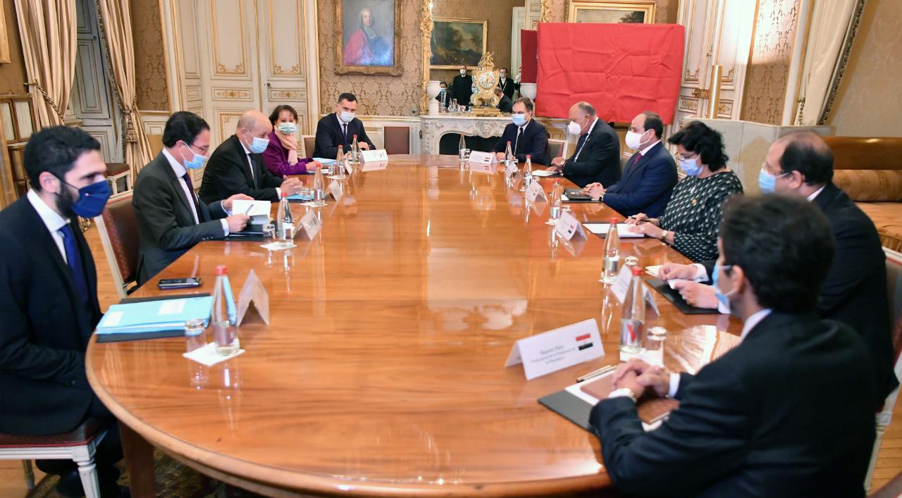 الرئيس السيسي في فرنسا 