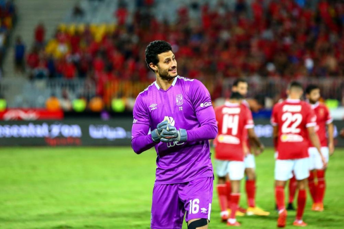 محمد الشناوي حارس مرمى النادي الأهلي
