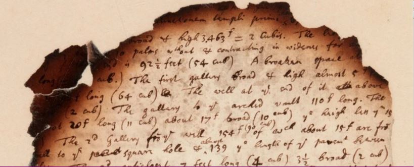 أوراق نيوتن المحترقة