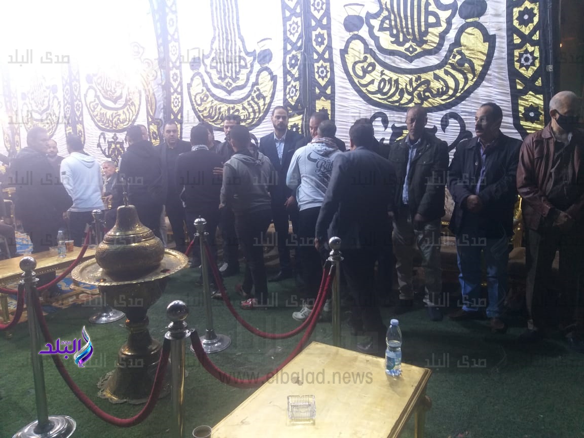 عزاء والد اللاعب عمرو زكى