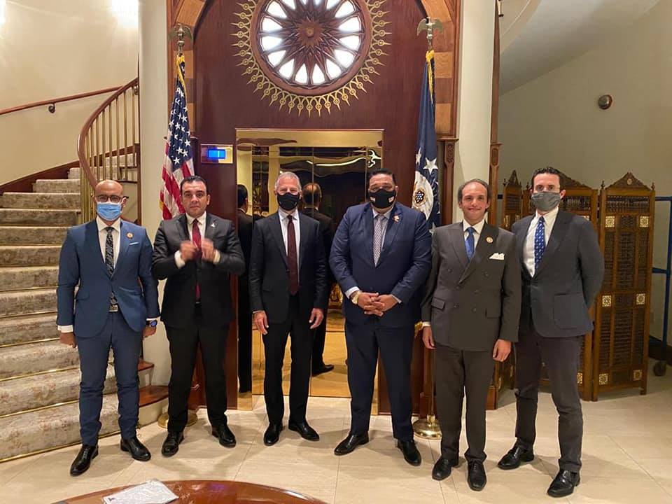 السفير الأمريكي يستقبل وفدا من تننسيقية شباب الأحزاب  السفير الأمريكي يستقبل وفدا من تننسيقية شباب الأحزاب