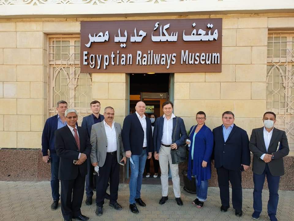 لقاء رئيس هيئة السكة الحديد اليوم 
