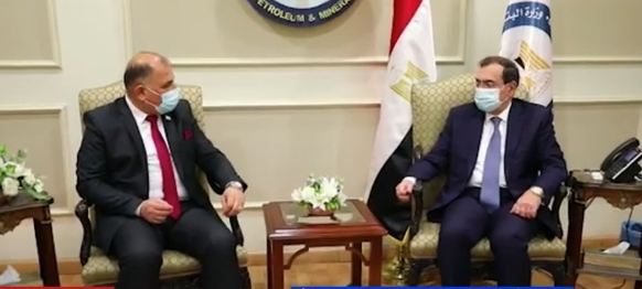 وزير البترول المصري ونظيره العراقي