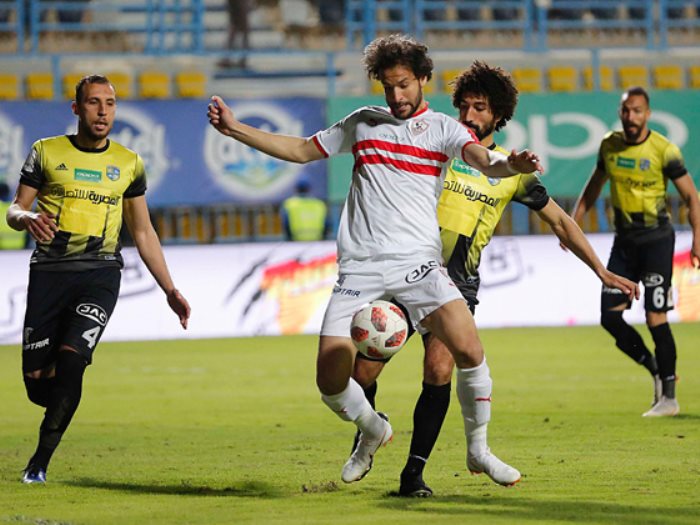 مباراة الزمالك والمقاولون العرب