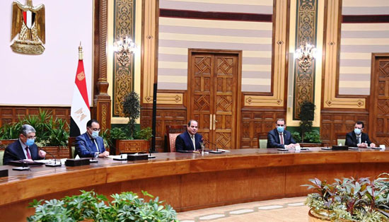 لقاء الرئيس السيسى بالوفد العراقى