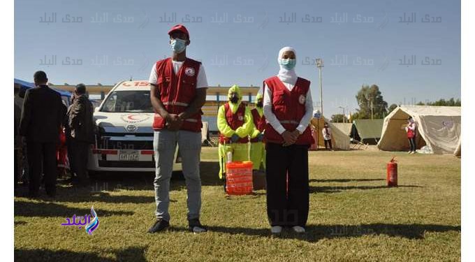 تجهيز 90 خيمة إيواء