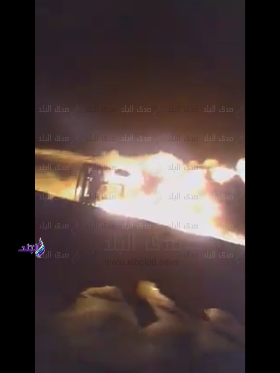 حريق السيارة 