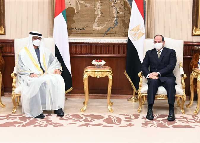 الرئيس السيسي وولي عهد أبو ظبي 