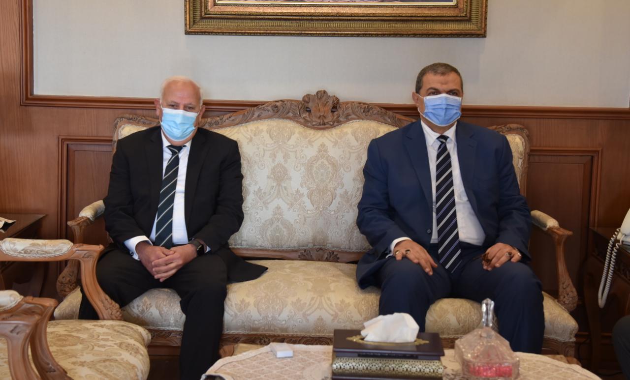 محافظ بورسعيد يستقبل وزير القوى العاملة