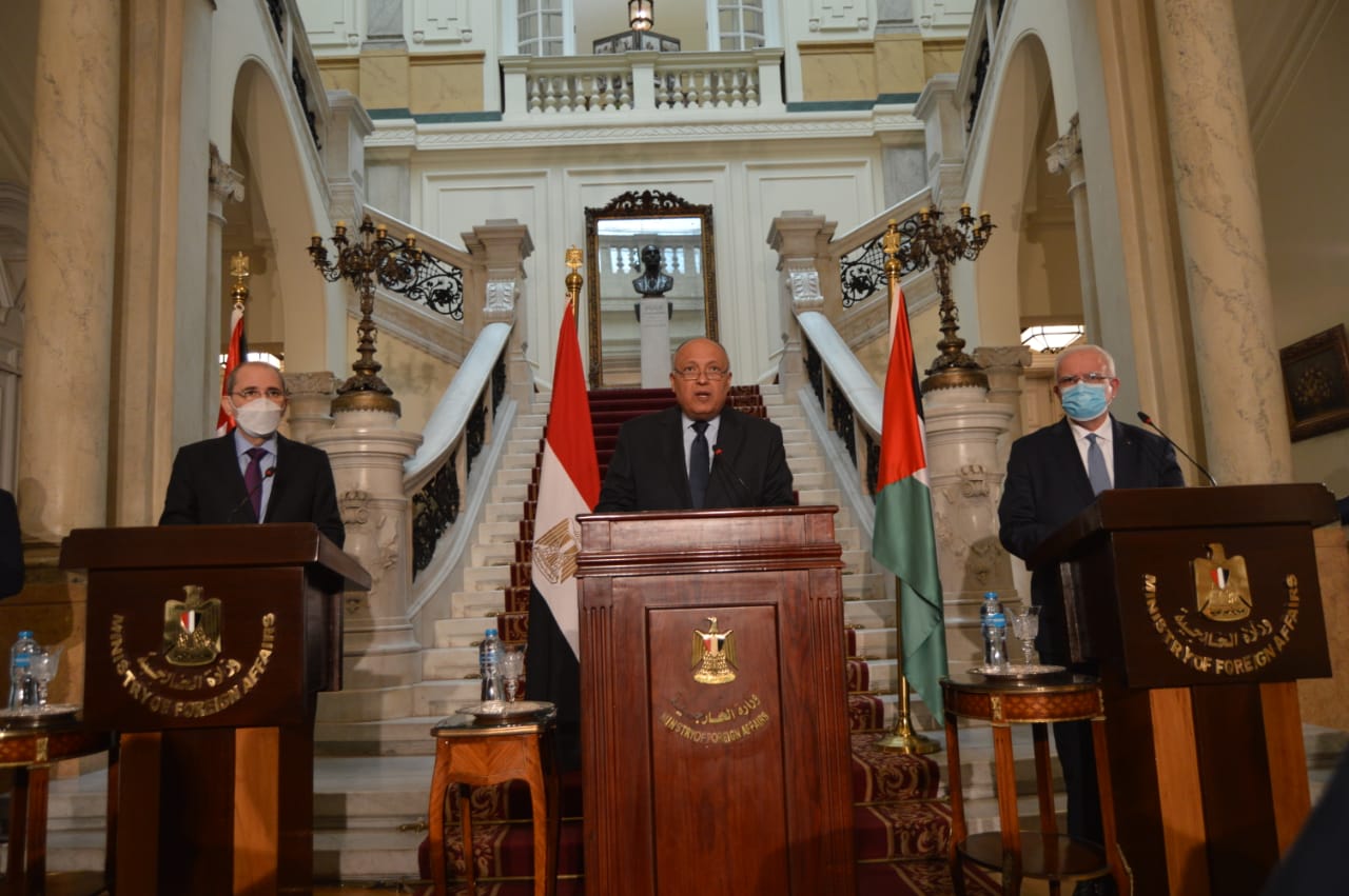 جانب من أعمال المؤتمر الصحفي