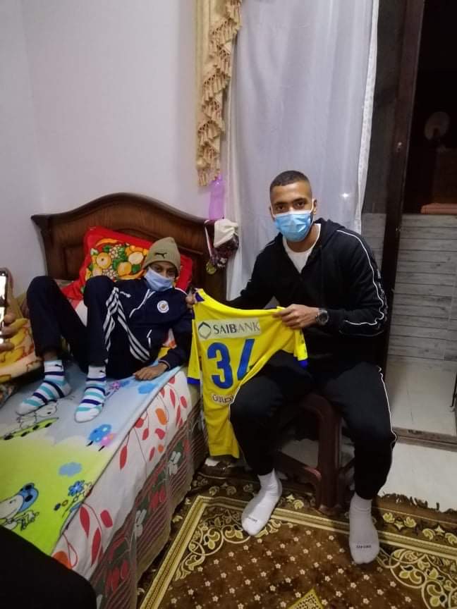 لاعب الإسماعيلي المصاب بالسرطان 