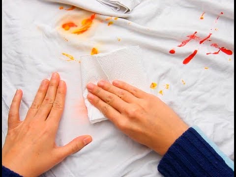 طرق سريعة لإزالة البقع من الملابس