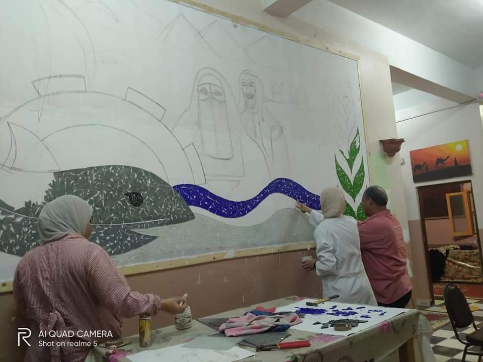 مشروع جداريات "لون تراثك" بمركز شباب ٦ أكتوبر بالعريش مشروع جداريات "لون تراثك" بمركز شباب ٦ أكتوبر بالعريش
