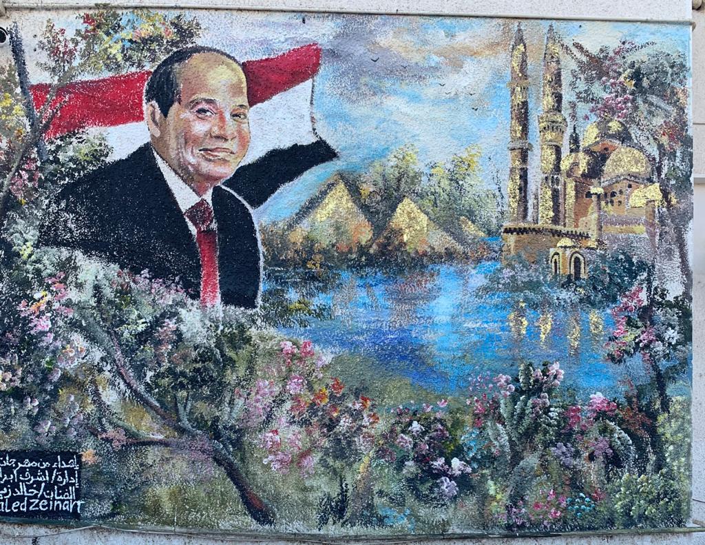 جداريات مهرجان "ألوان" تزين شوارع شرم الشيخ