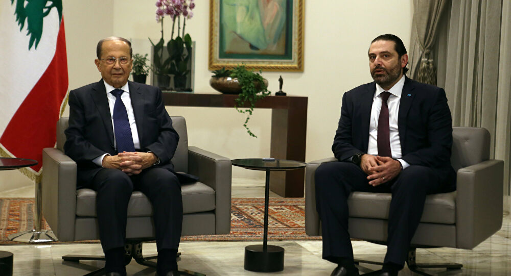 الرئيس اللبناني وسعد الحريري
