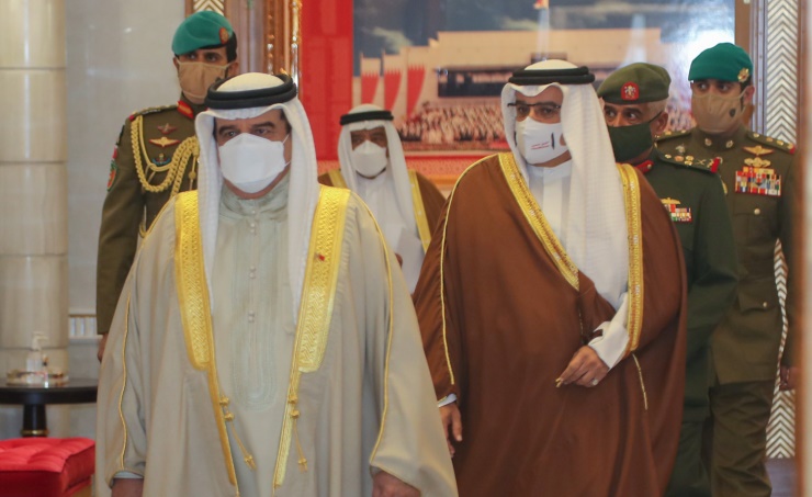 ملك البحرين يتراس مجلس الدفاع الوطني 