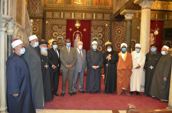 وزير الأوقاف ونظيره السوداني في زيارة لمجمع الأديان بالقاهرة وزير الأوقاف ونظيره السوداني في زيارة لمجمع الأديان بالقاهرة