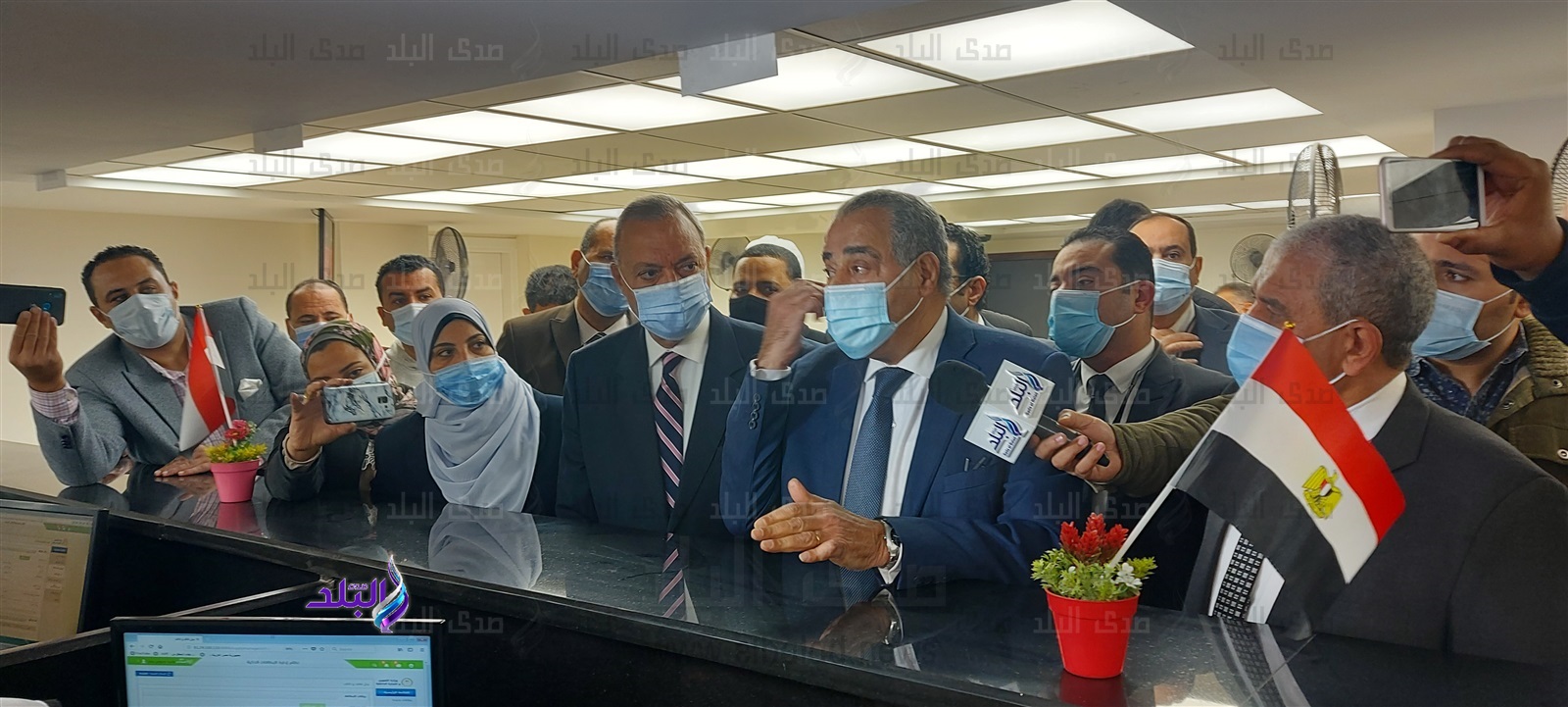 افتتاح مركز خدمة المواطنين بشبرا الخيمة 