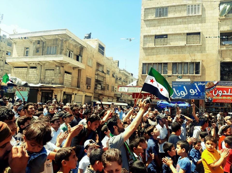 مظاهرة في إدلب