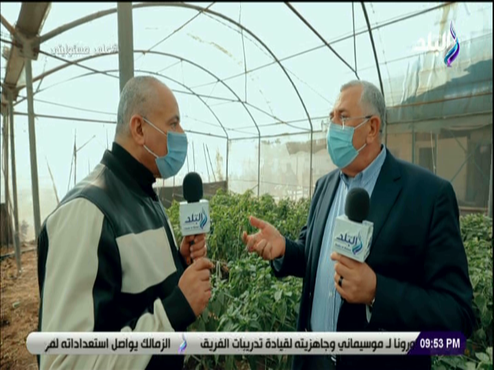 احمد موسى ووزير الزراعة 