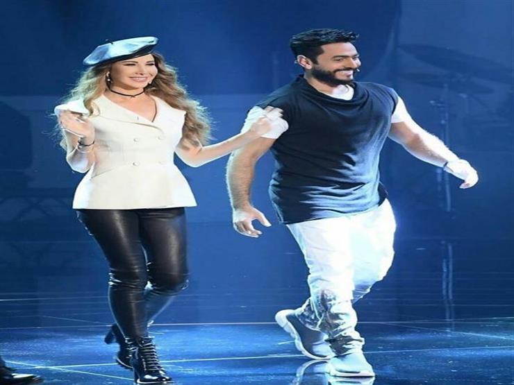 تاحمر حسنى ونانسى عجرم 