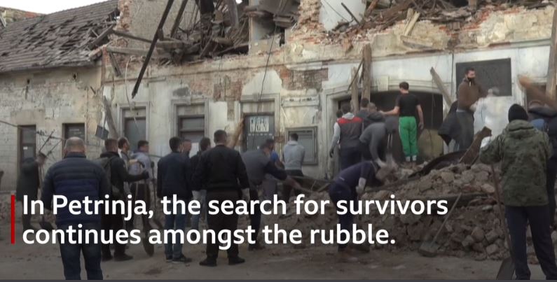 زلزال مدمر في كرواتيا