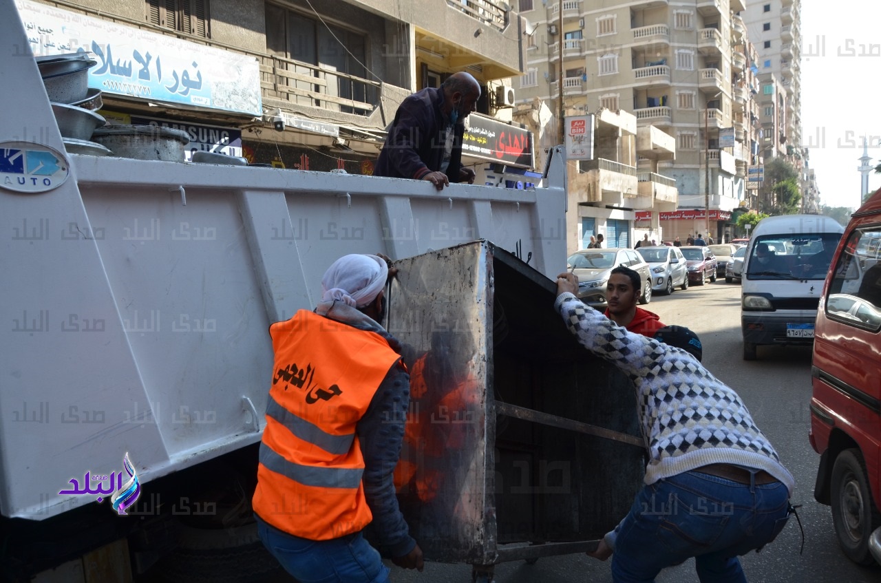 ضبط 16 حالة إشغال غرب الإسكندرية