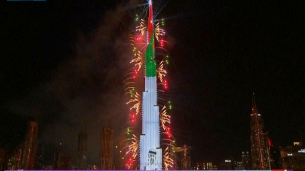 احتفالات دبي برأس السنة 