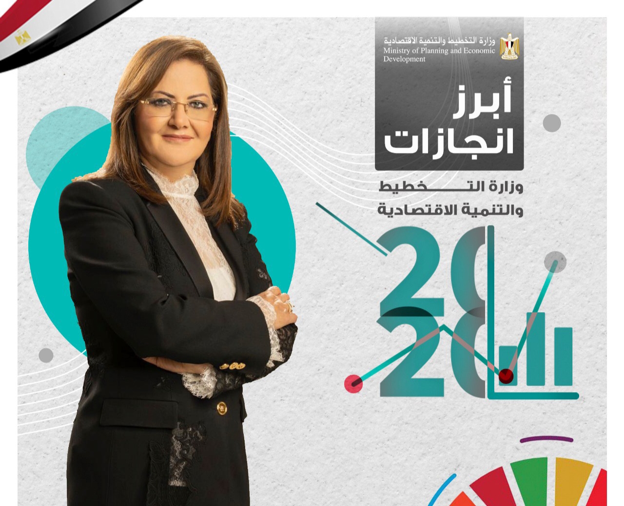 الدكتورة هالة السعيد وزيرة التخطيط  و التنمية الاقتصادية 