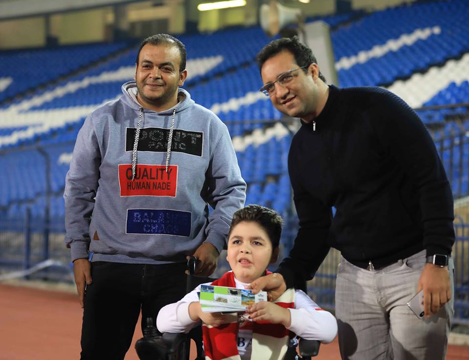محمود حمدي مشجع نادي الزمالك