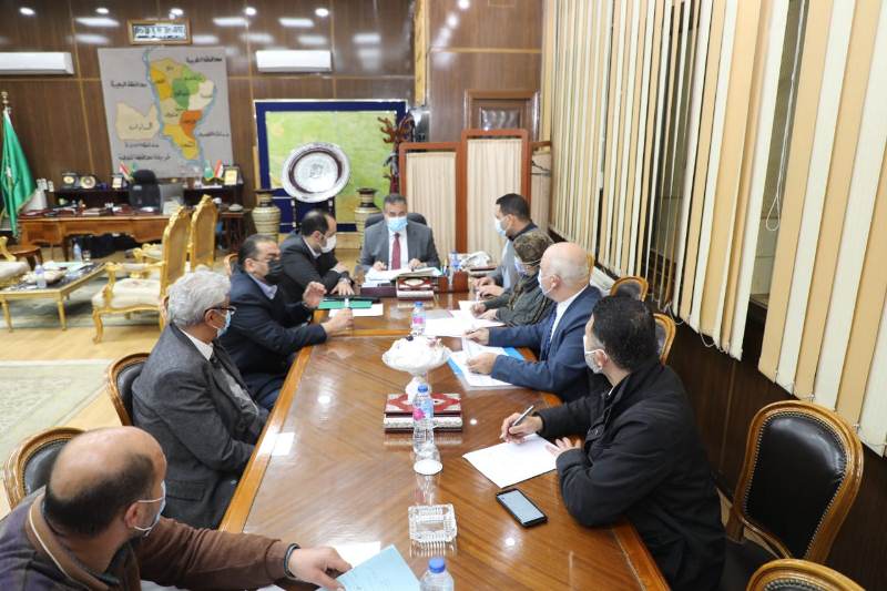 اجتماع محافظ المنوفية 