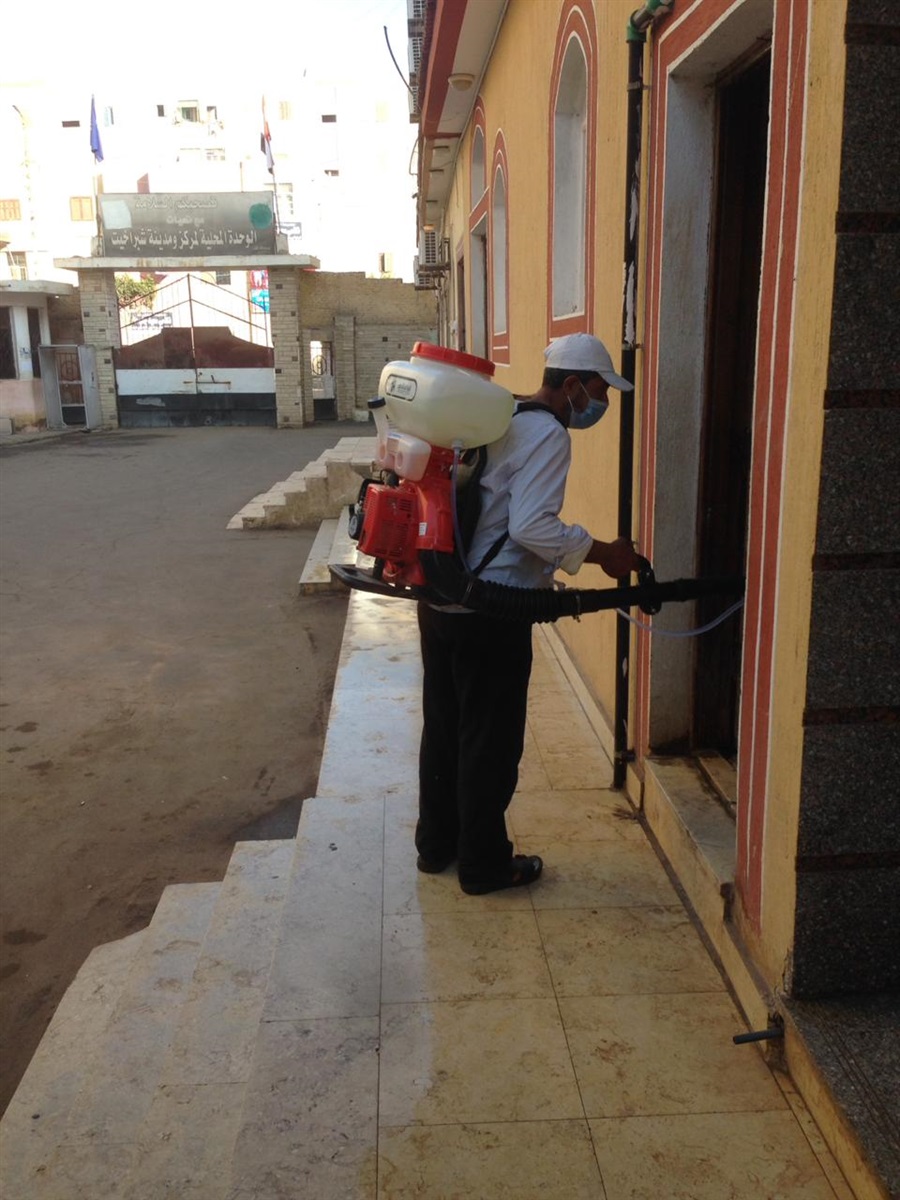 عمليات الرش والتعقيم 