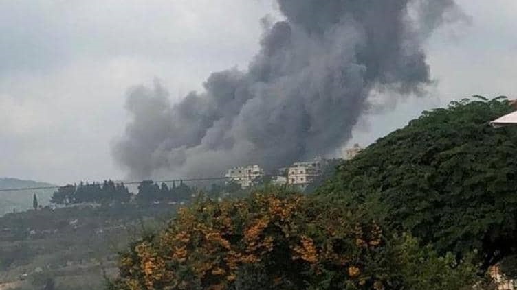 انفجار فى لبنان