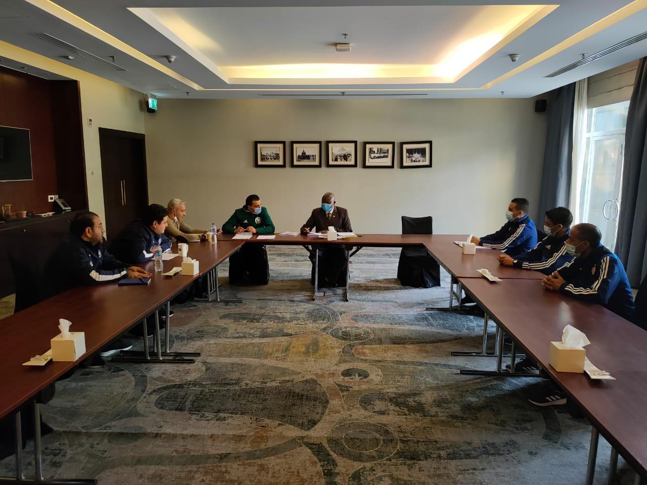 الاجتماع الفني لمباراة بيراميدز والاتحاد الليبي