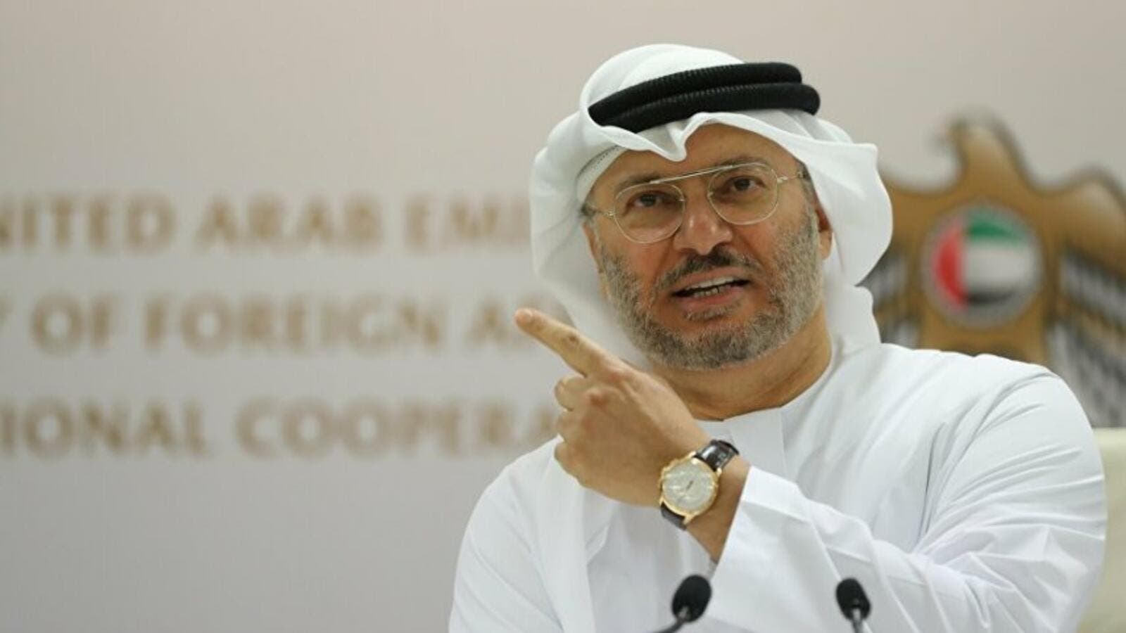 وزير الدولة الإماراتي للشئون الخارجية أنور قرقاش