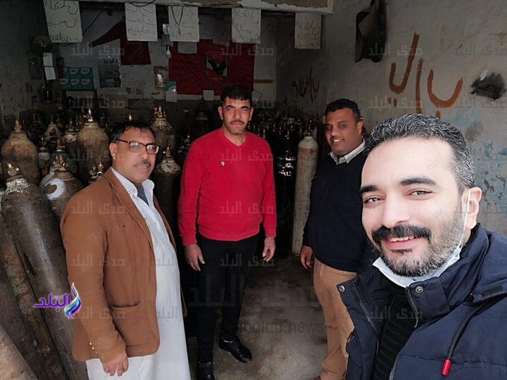 شباب مطروح يشاركون فى توفير اسطوانات الاكسجين 