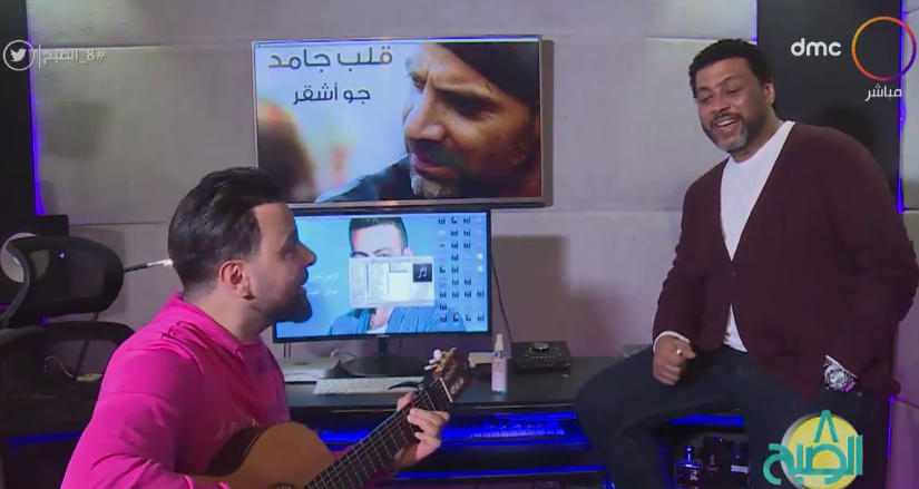 الملحن محمد مدين والفنان محمد جمعة