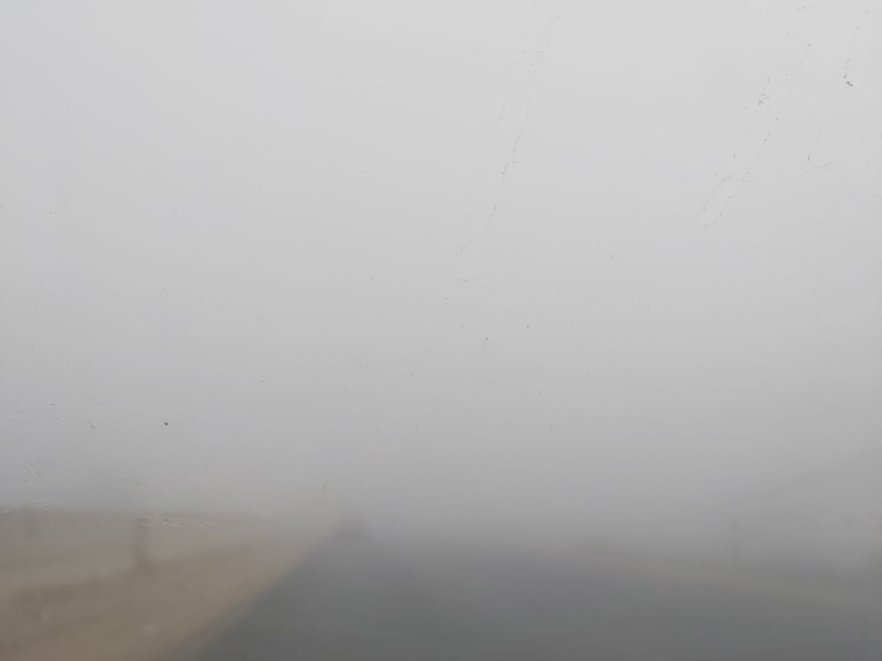شبورة كثيفة