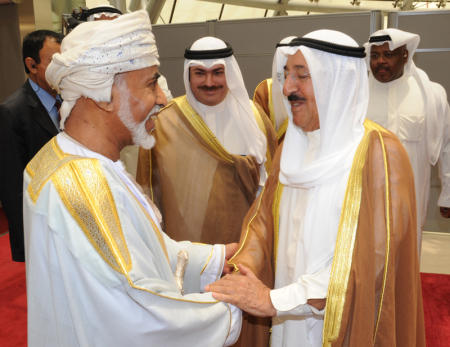 الراحل السلطان قابوس - الراحل  الشيخ صباح الأحمد