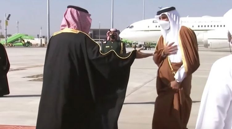 ولي العهد السعودي وأمير قطر