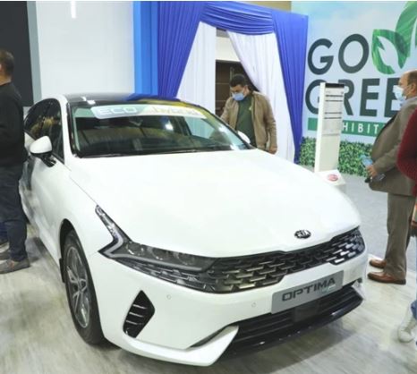 كيا اوبتيما KIA OPTIMA في معرض احلال السيارات 