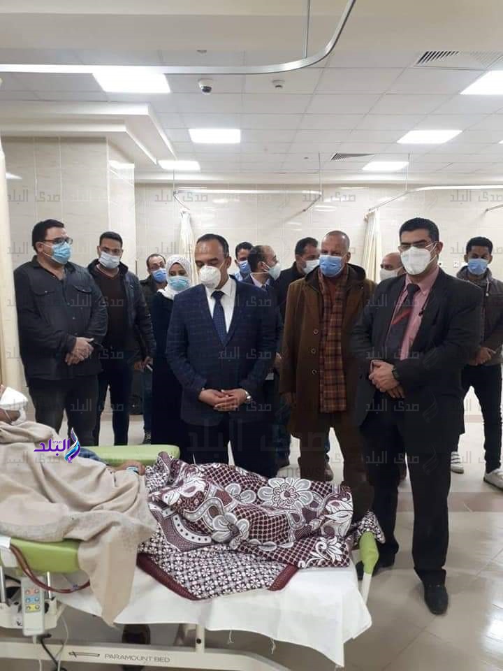 نائب محافظ المنيا يتابع الحالة العامة للمستشفيات بسمالوط