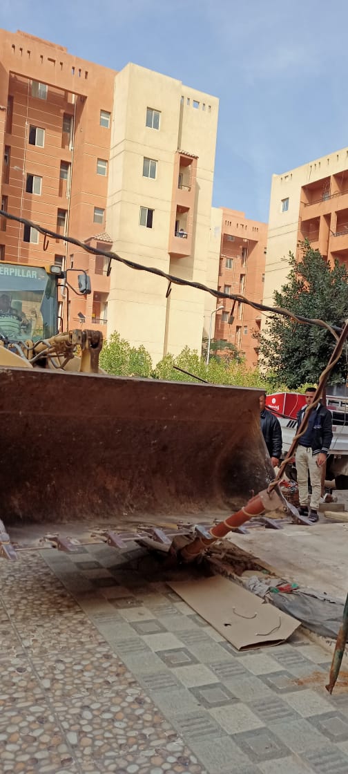 رفع الاشغالات بمدينة بدر