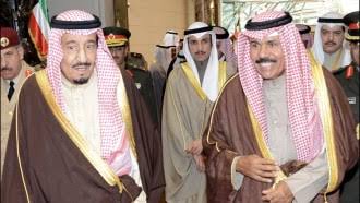 أمير الكويت وخادم الحرمين 