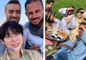 يوتيوبر كوري شهير بالجلابية في ضيافة صعيدي