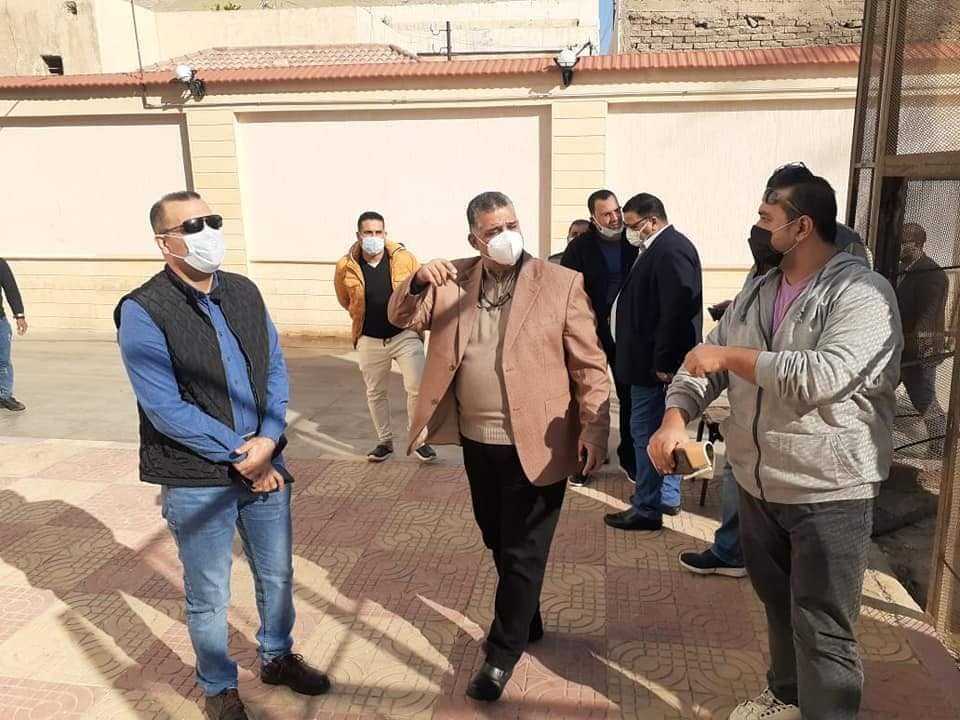 متابعة خزان الأكسجين بمستشفى العزل بدمياط 