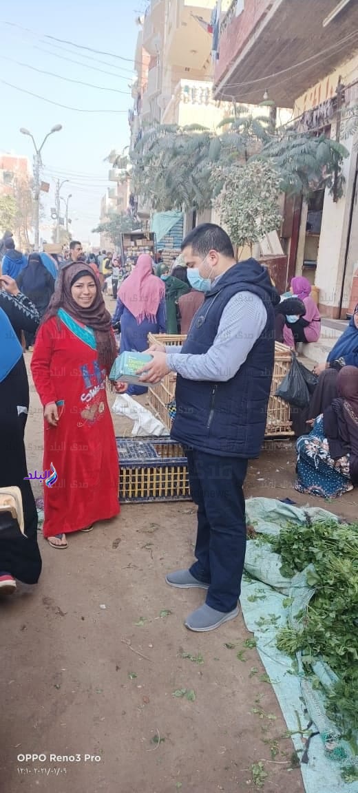 تحرير محاضرلــ 727 مواطنا لعدم ارتداء الكمامة ببني سويف