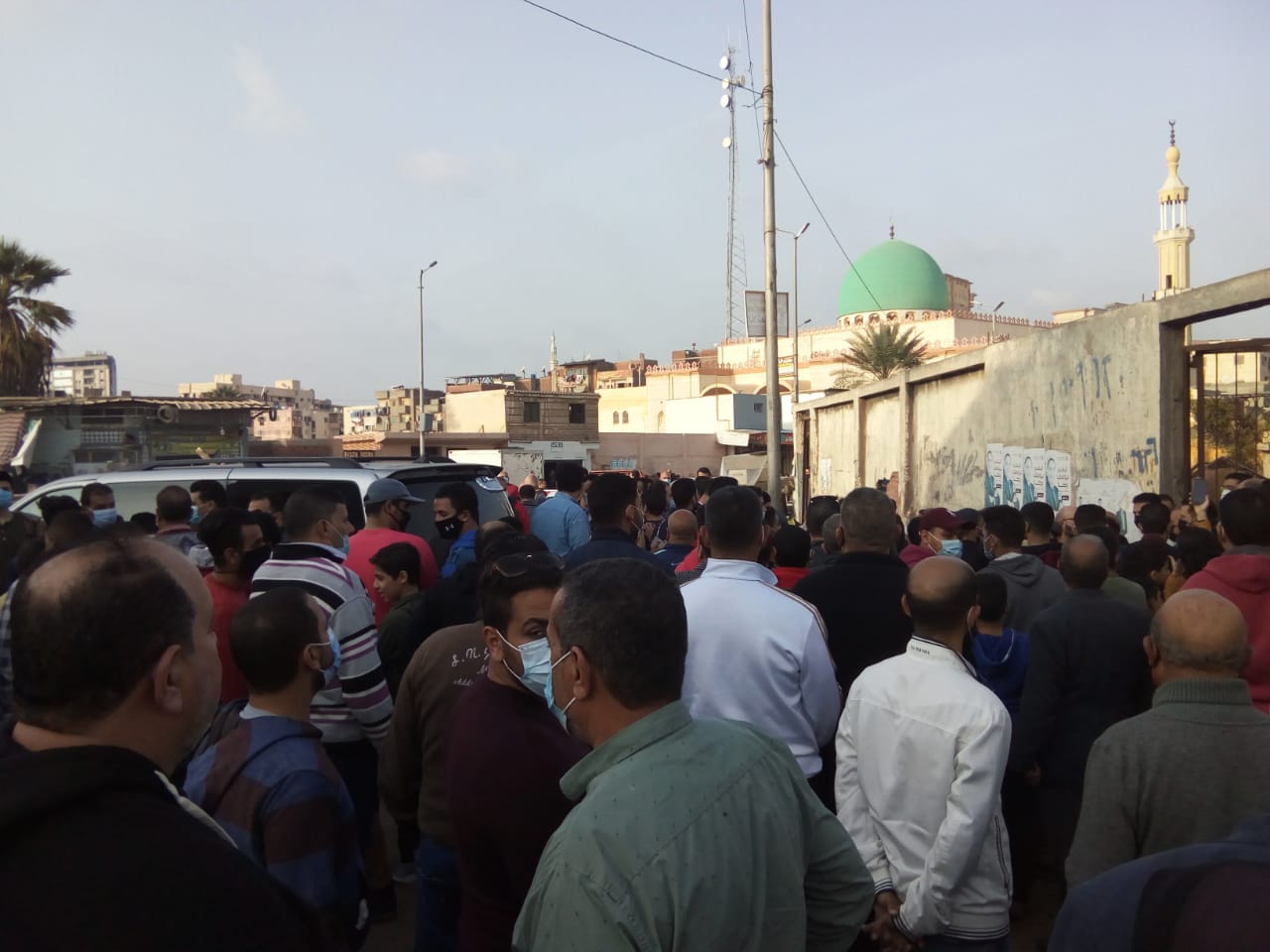 جنازة والدة حسن الرداد 