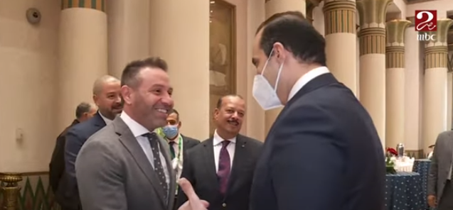 الأمين العام لمجلس النواب ، والاعب السابق حسام غالي