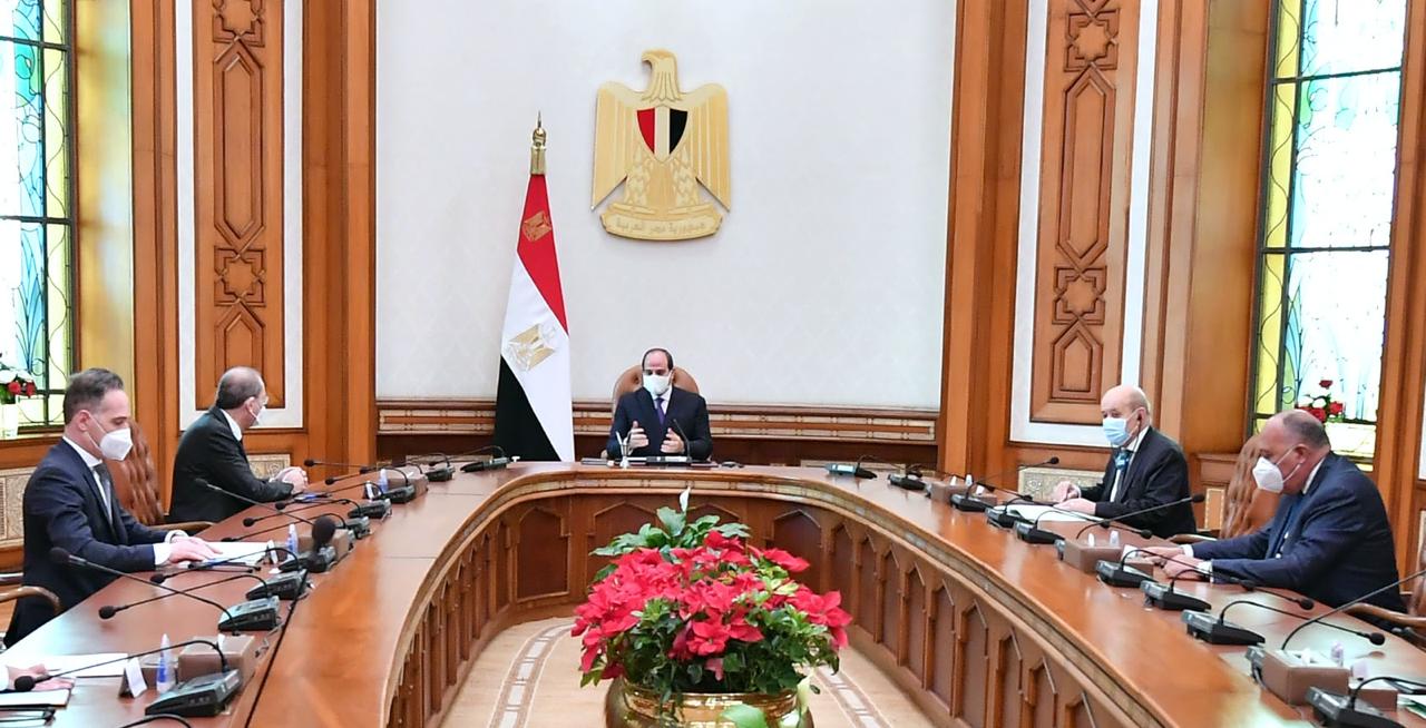 السيسي يستقبل وزراء خارجية الرباعية الدولية